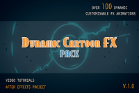 پروژه افتر افکت آماده videohive-10964336-dynamic-cartoon-fx-pack