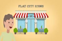 پروژه افتر افکت آماده Flat City Icons