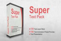 پروژه افتر افکت آماده Super Text Pack