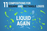 پروژه افتر افکت آماده Liquid Logo Reveal Again